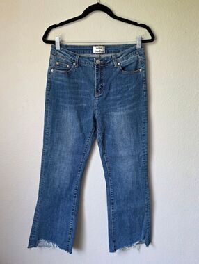Acne Studios Blue Frayed Hem Cutoff Jeans Size 30